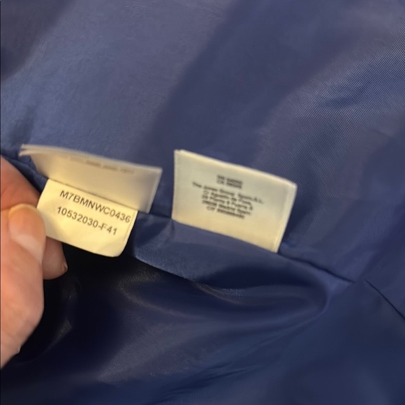 Nine West Women's lined fitted Blue Blazer. Size 10 - Picture 14 of 14